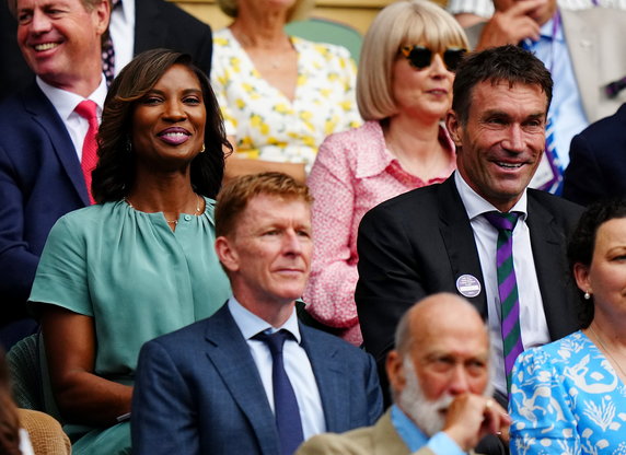 Hubert Hurkacz - Matteo Berrettini zagrali w półfinale Wimbledonu. Kto zasiadł na trybunach?