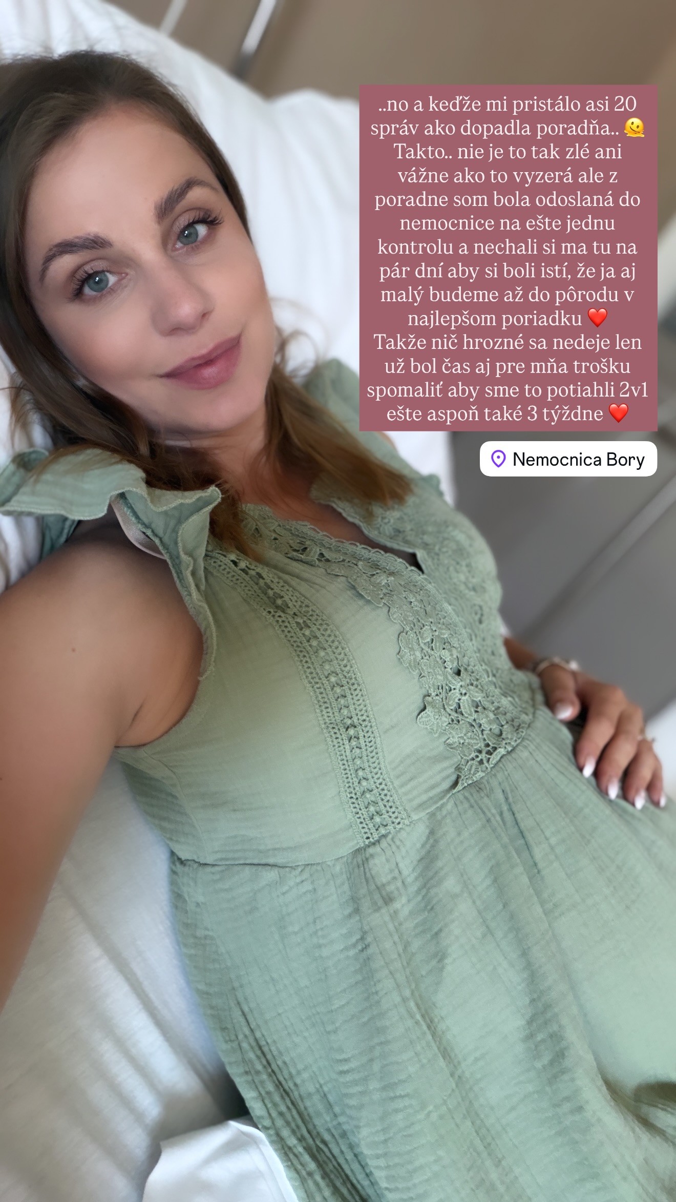 Exsuperstaristka Dominika Jurena skončila tesne pred pôrodom v nemocnici. 