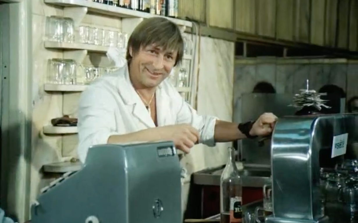 Český herec Karel Novák vo filme Jáchyme, hoď ho do stroje!
