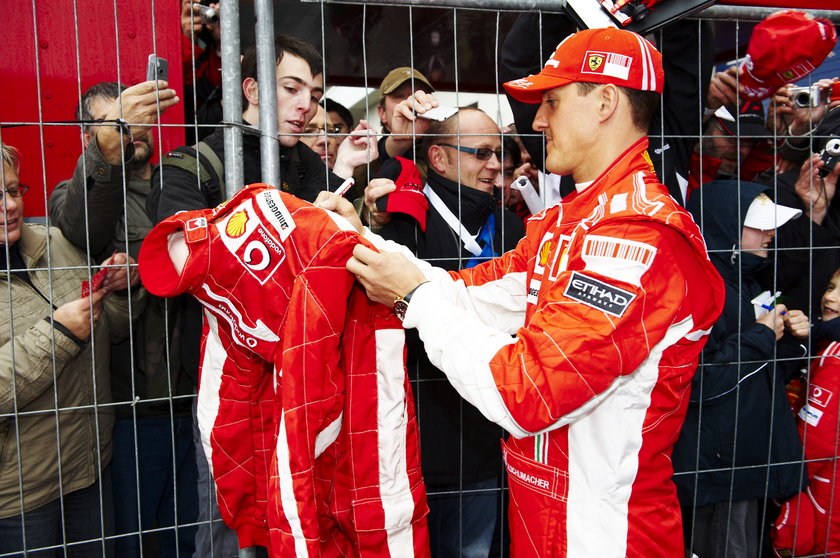 Schumacher nie reaguje na bodźce