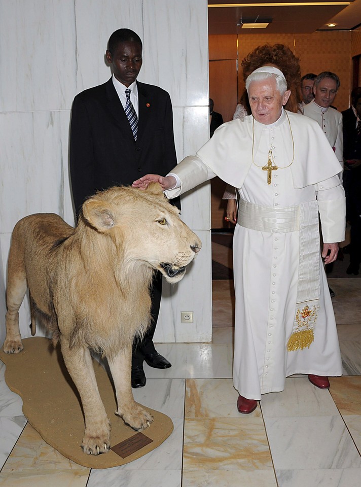 CAMEROON POPE BENEDICT XVI IN AFRICA