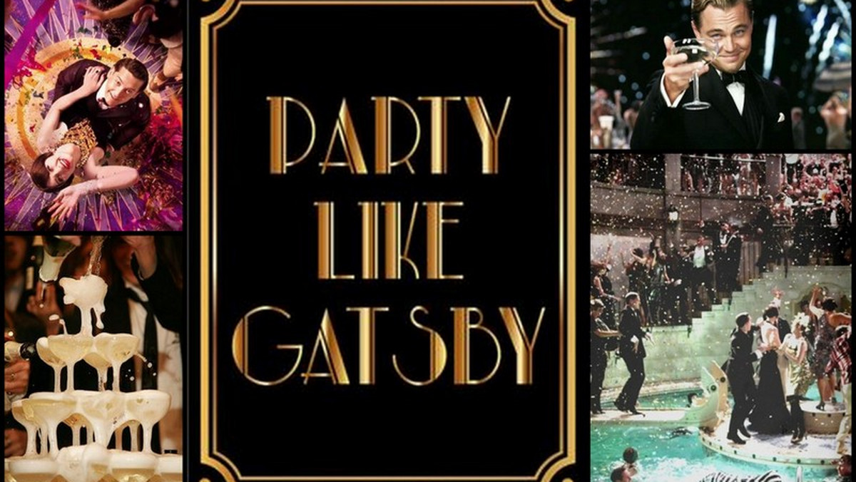 -Czyli „Little Party Never Killed Nobody! „ W tym roku proponujemy sylwestra w stylu Wielkiego Gatsby’ego. Wielki Gatsby, Francisa S. Fitzgeralda z 1925 roku, to od lat obowiązkowa pozycja na listach wielbicieli literatury. Ekranizacja powieści przyciągnęła do kin niejednokrotnie miliony widzów!