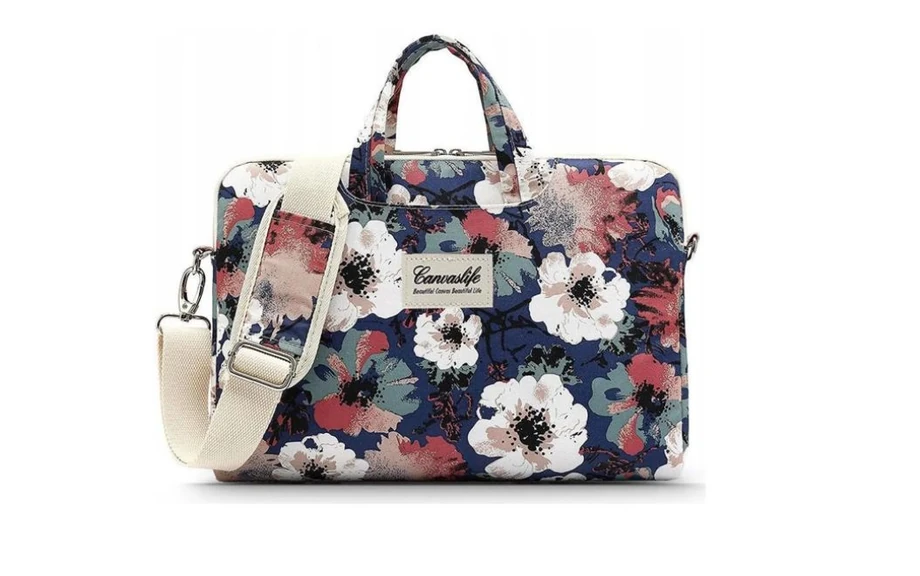 Torba na laptop Canvaslife Briefcase Blue Camellia