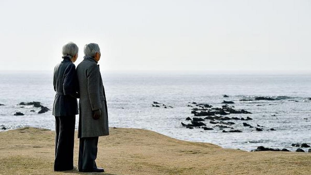 Emperor And Empress Visit Hayama Imperial Villa