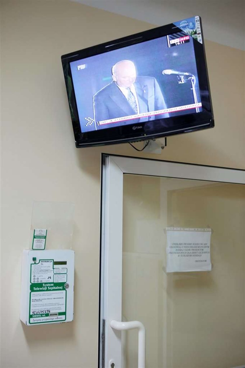 tv, telewizor, szpital, opłaty