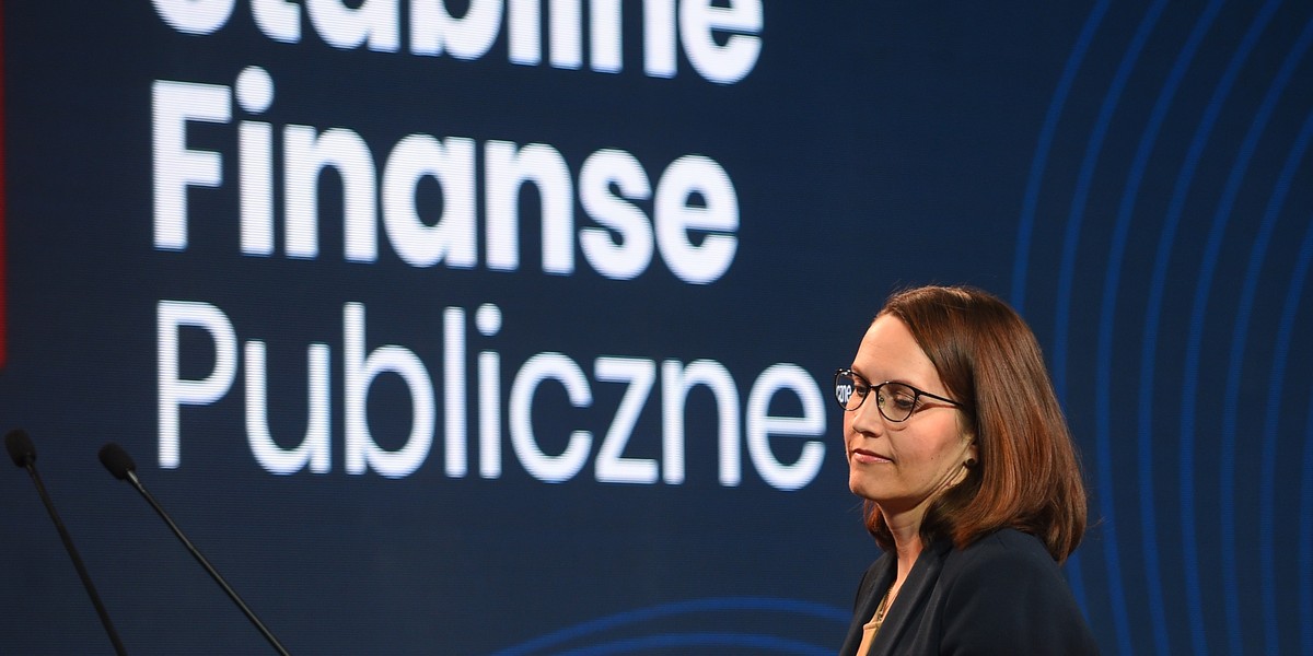 Minister finansów Magdalena Rzeczkowska.