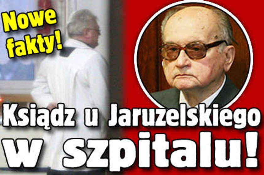 Jaruzelski przyjął księdza w szpitalu