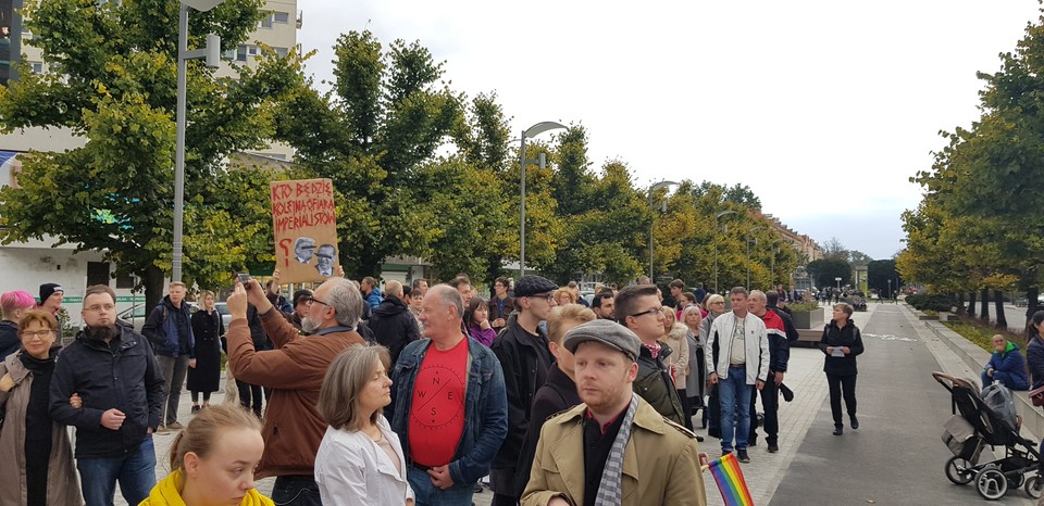 Manifestacja wspierająca Kurdów