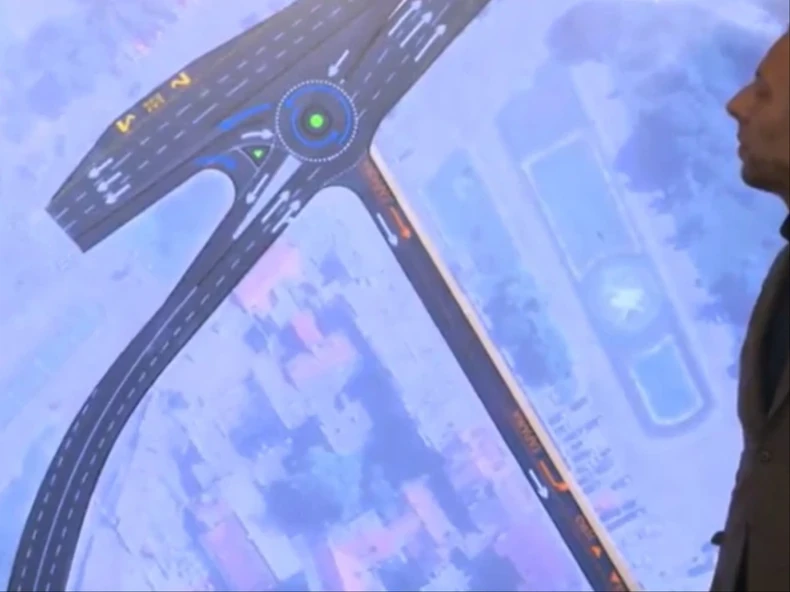 Kružni tok na Trgu Nikole Pašića, između Starog dvora i Skupštine Srbije