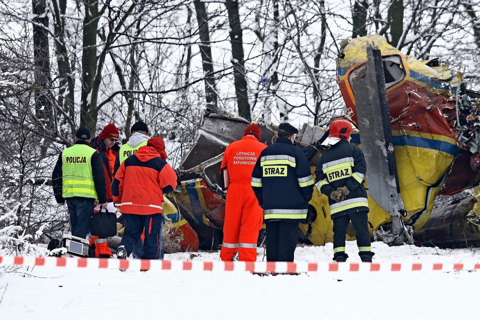 JAROSTÓW WYPADEK ŚMIGŁOWCA RATUNKOWEGO