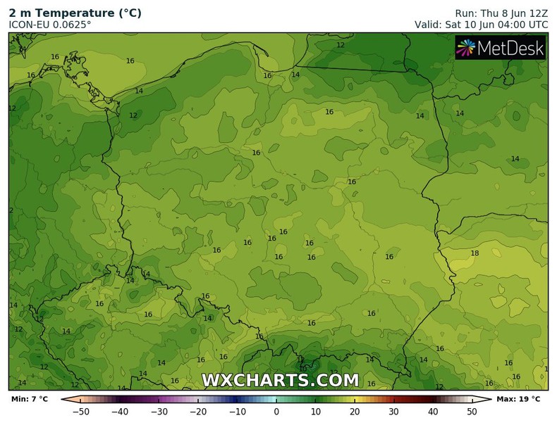 To będzie bardzo ciepła noc