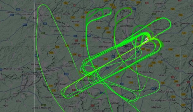 Avion kružio 3 sata iznad aerodroma u Luksemburgu