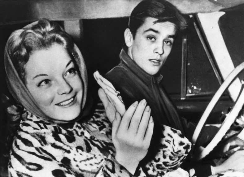 Romy Schneider i Alain Delon 