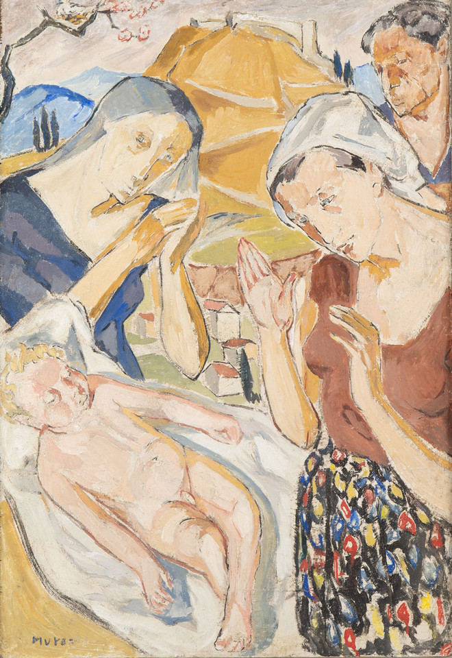 Mela Muter, "Adoracja dzieciątka" (1940-1945)