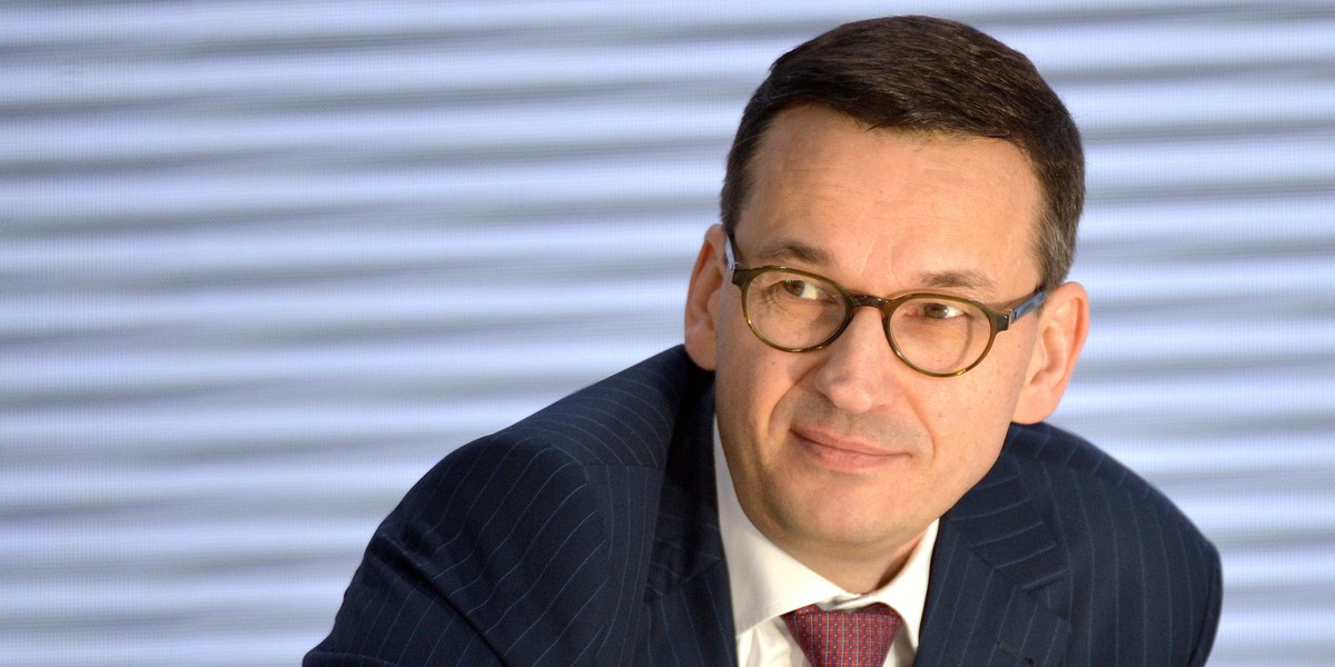 Wicepremier Mateusz Morawiecki powiedział na Kongresie 590, że "mamy obowiązek budowy silnej, spójnej polskiej gospodarki"