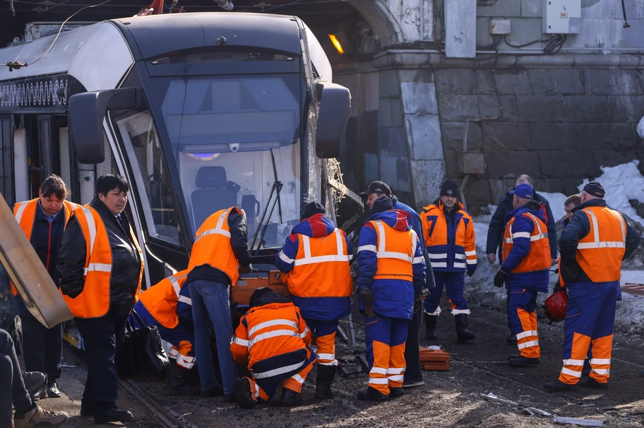 Sudar tramvaja u Moskvi
