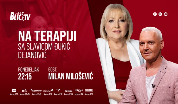 Milan Milošević, emisija "Na terapiji sa Slavicom Đukić Dejanović"