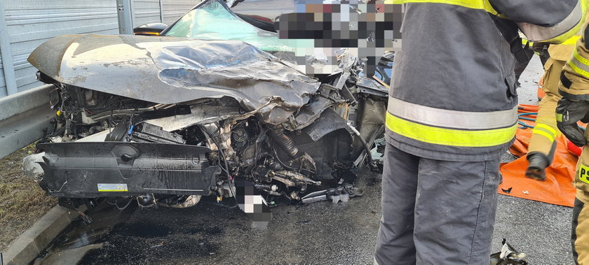Tragiczny wypadek na A1 pod Toruniem. Jedna osoba nie żyje