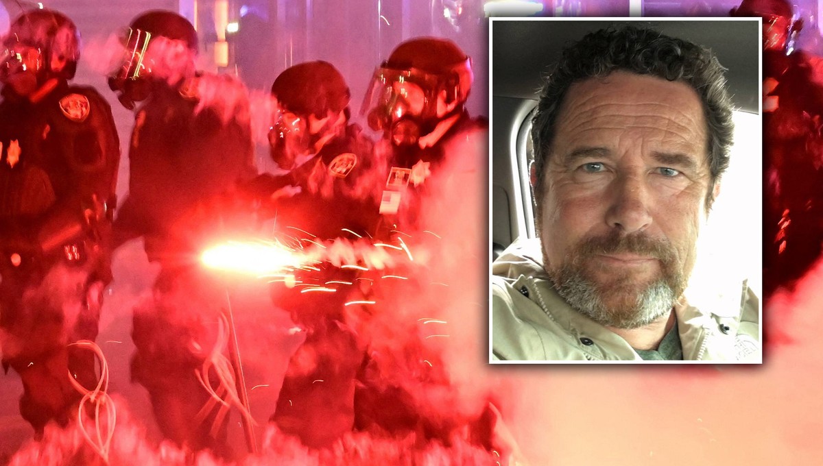 ”K...a, właśnie dostałem w głowę” Fotograf postrzelony przez policję w Los Angeles