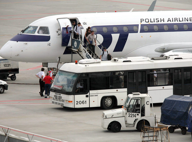 "Bomba" na polskim lotnisku - z miłości