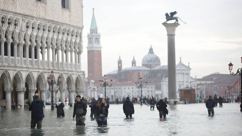 Powódź w Wenecji. Plac św. Marka znowu zamknięty
