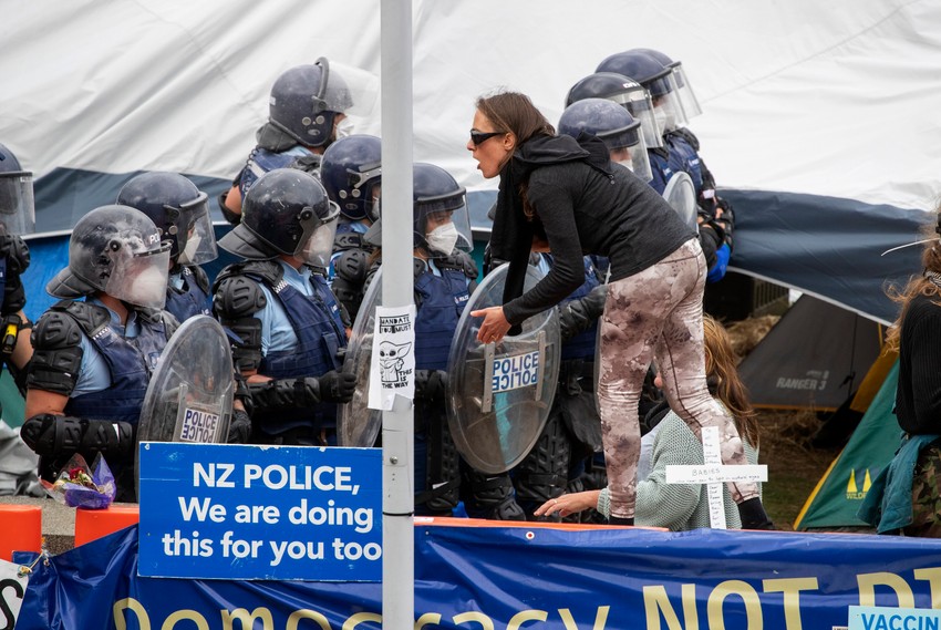 Protest na Novom Zelandu