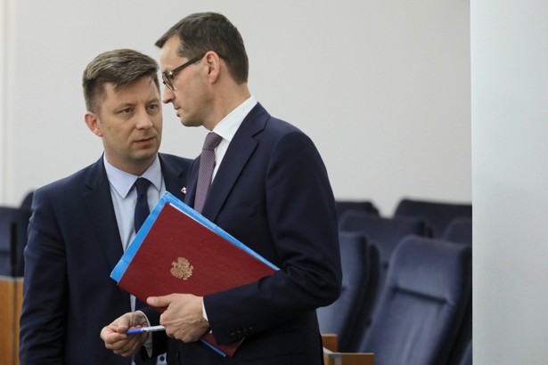 Mateusz Morawiecki i Michał Dworczyk