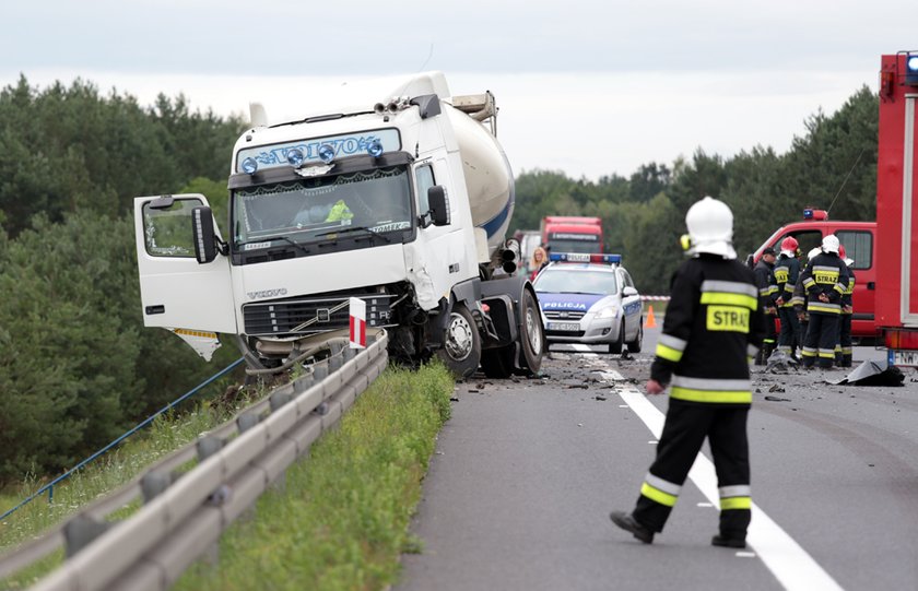 Wypadek na S3 pod Nową Solą