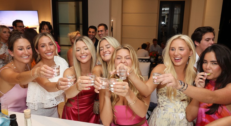 Alix Earle and her friends are currently vacationing in Europe just weeks after celebrating Earle's graduation from the University of Miami.Alexander Tamargo/Getty