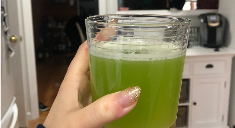 celery juice day three