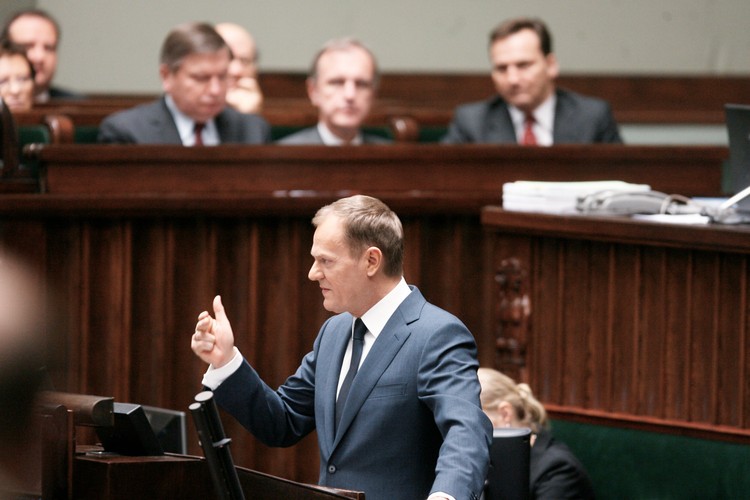 Donald Tusk w Sejmie