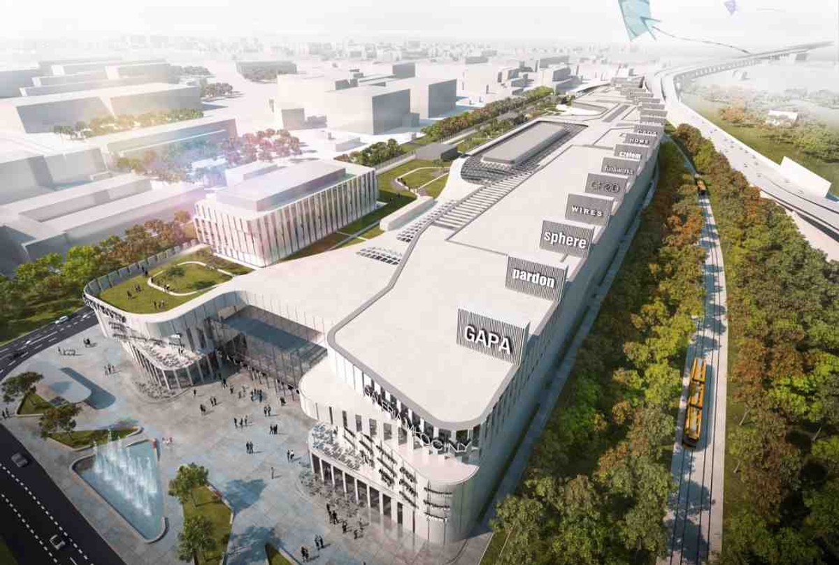 Galeria Młociny w Warszawie, projekt Kuryłowicz & Associates oraz Chapman Taylor