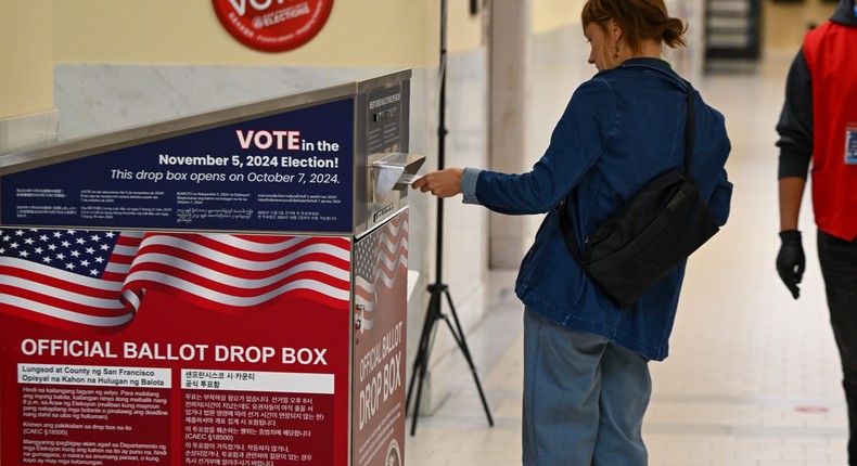 Nevada's secretary of state attributed ballot problems to young people without signatures.Anadolu/Anadolu via Getty Images