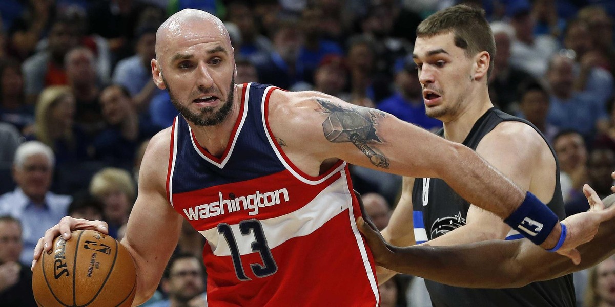 Płaczące dziecko zmotywowało Gortata. Washington Wizards pokonali New York Knicks 119:112