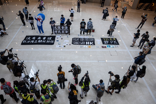Kolejne protesty w Hongkongu. USA zagroziły Chinom sankcjami, Pekin zapowiedział odwet