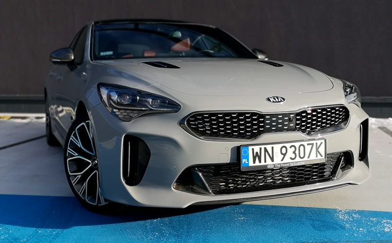 Stinger jest najbardziej okazałą perłą w koronie Kia. Tym modelem koreańska marka wjechała na nowe terytorium gran turismo, na którym od aut wymaga się nie tylko wysokiej jakości oraz komfortu, ale również radości z prowadzenia. W Polsce hitem jest wersja wyposażona w turbobenzynowy silnik 2.0 T-GDI/245 KM i napęd na tylne koła – takie auto stanowi połowę sprzedaży. Najmocniejsza odmiana, czyli Stinger GT z silnikiem 3.3 V6 T-GDI/366 KM i seryjnym napędem 4x4, skusiła 47 proc. kupujących