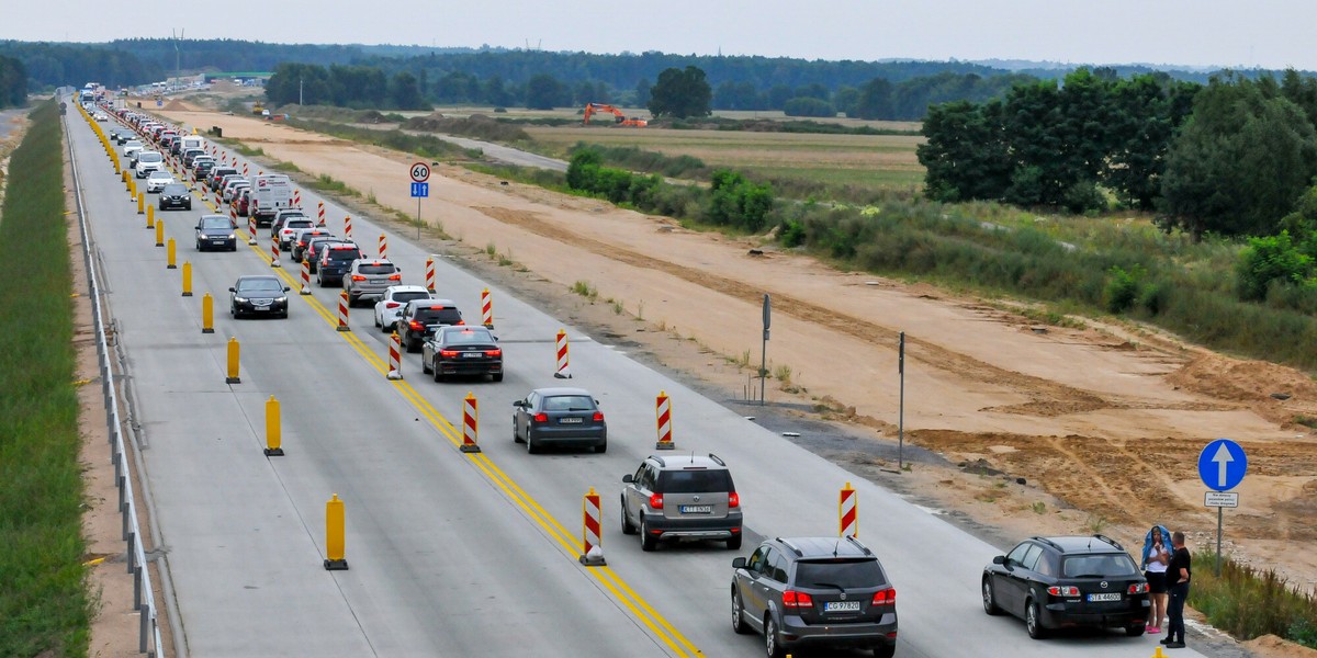 A1 jest jedyną polską autostradą o przebiegu południkowym