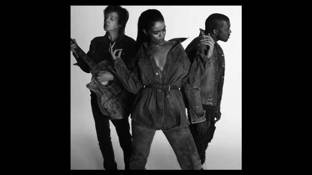 Rihanna z Paulem McCartneyem i Kanye Westem – najbardziej zaskakujące trio roku?