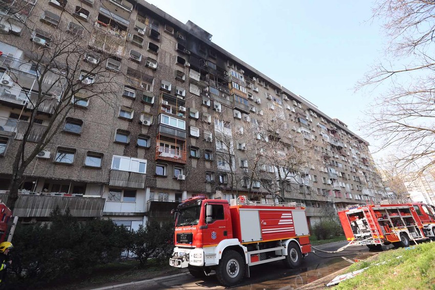Požar na Novom Beogadu