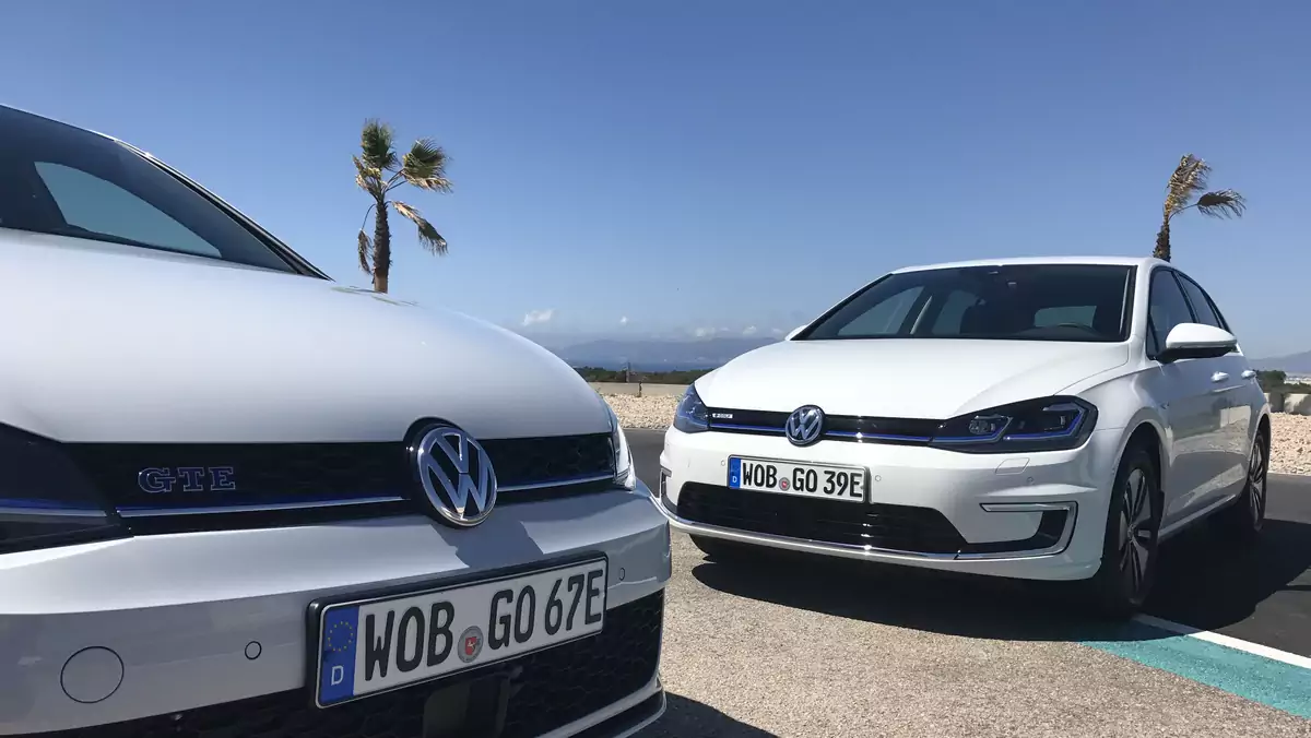 Volkswagen e-Golf oraz Golf GTE