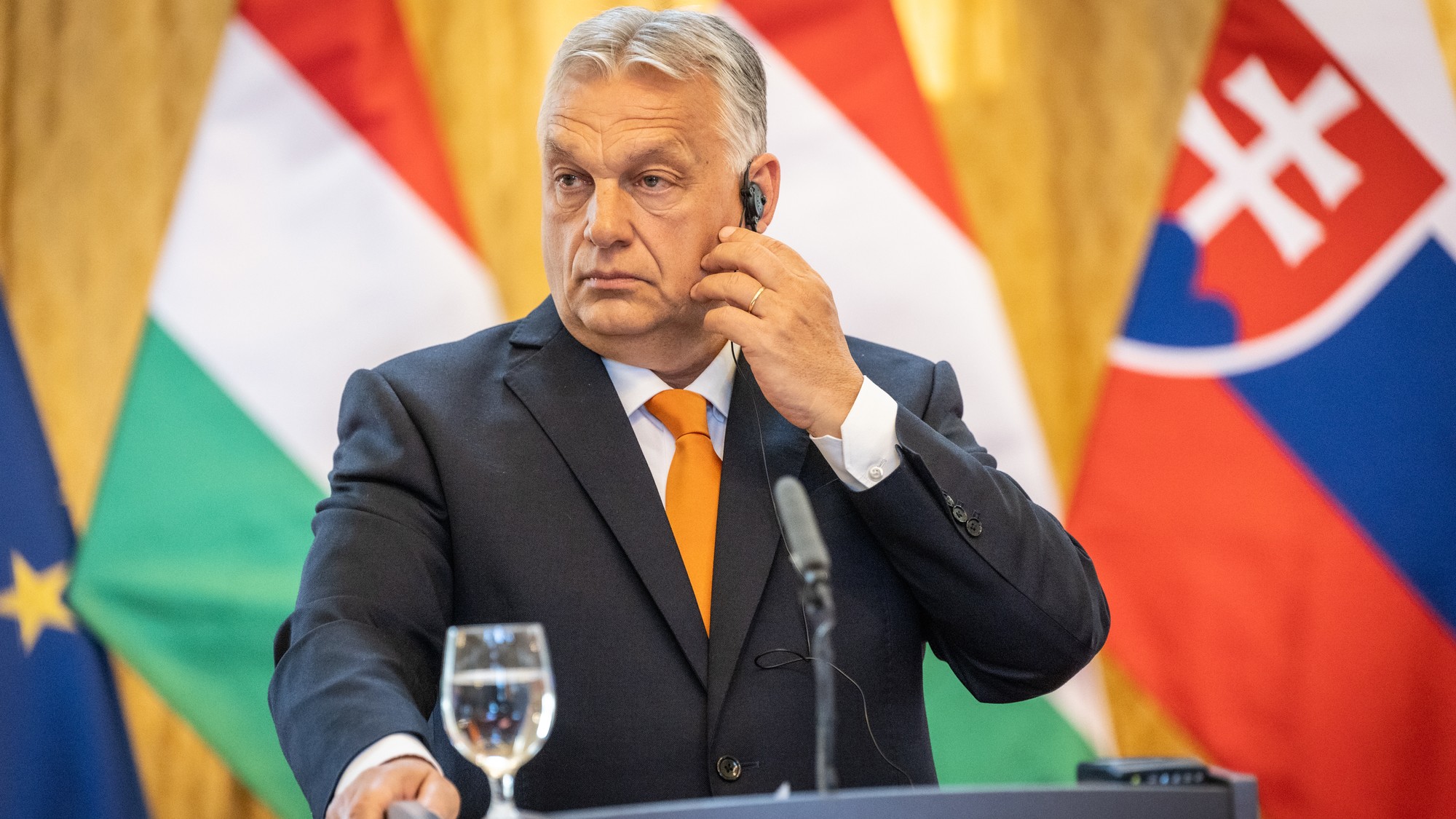 Viktor Orbán na Úrade vlády SR 28.4.2025