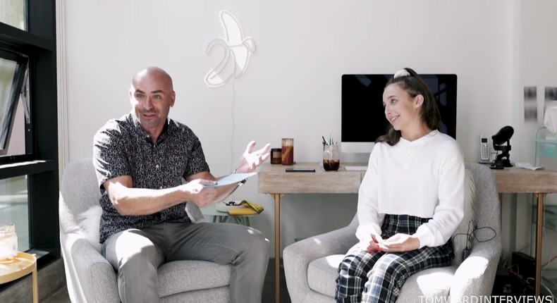 Tom Ward interviewed Emma Chamberlain in September 2018, before many mainstream outlets took notice of her.