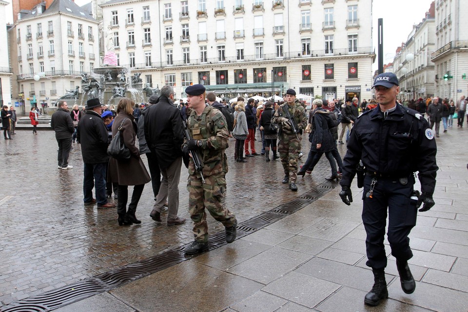 FRANCE CHARLIE HEBDO REPUBLICAN MARCH (Republican march in Nantes to pay tribute to victims of terrorist attacks in France )