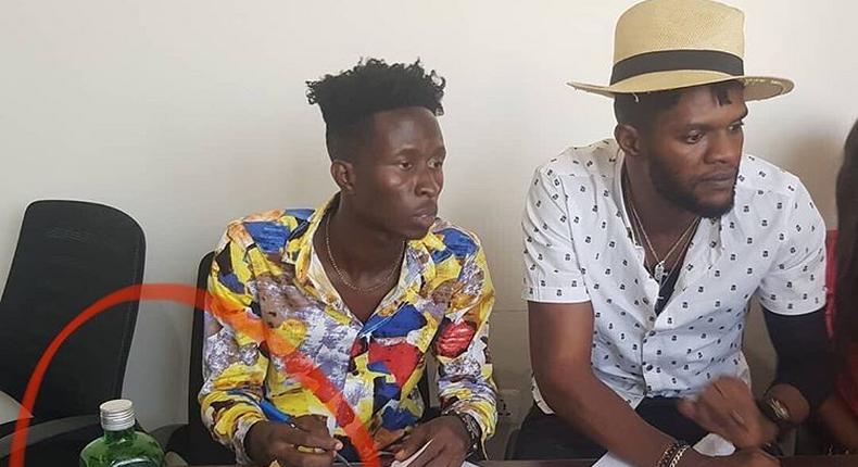 Fameye’s record label signs new artiste with schnapps and eggs