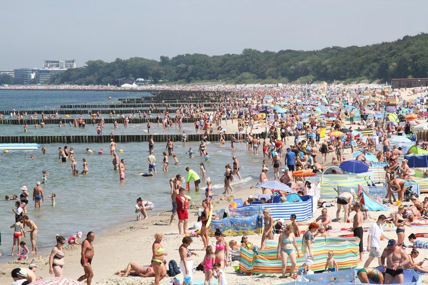 Nieprawdopodobny widok w Kołobrzegu! Morze odpłynęło do Szwecji