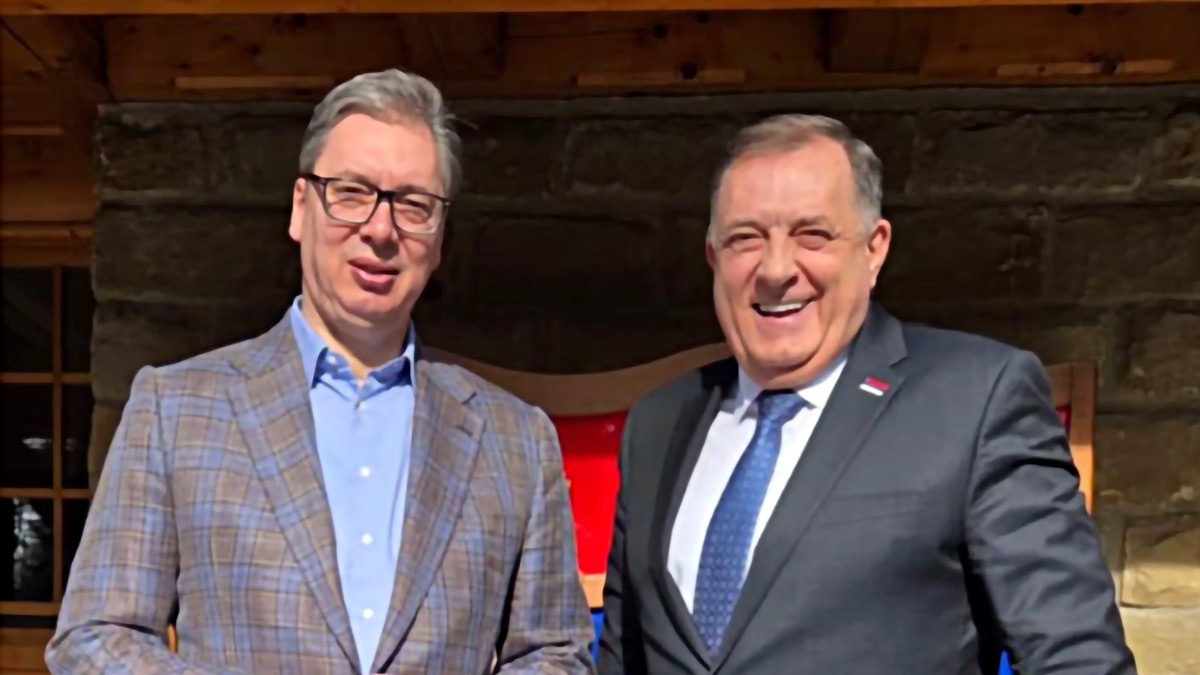 Aleksandar Vučić i Milorad Dodik