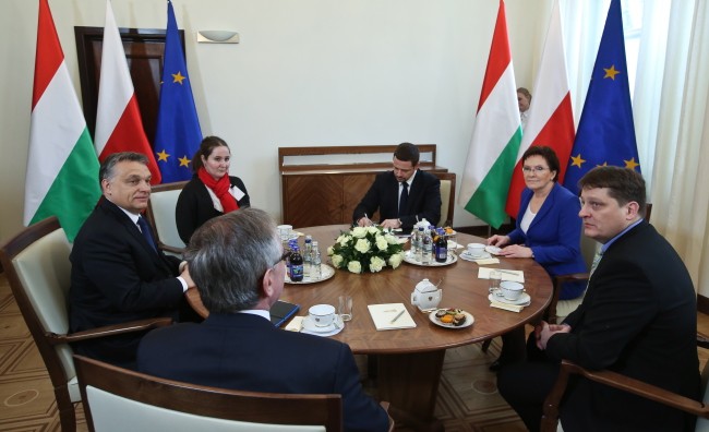 Viktor Orban w Warszawie