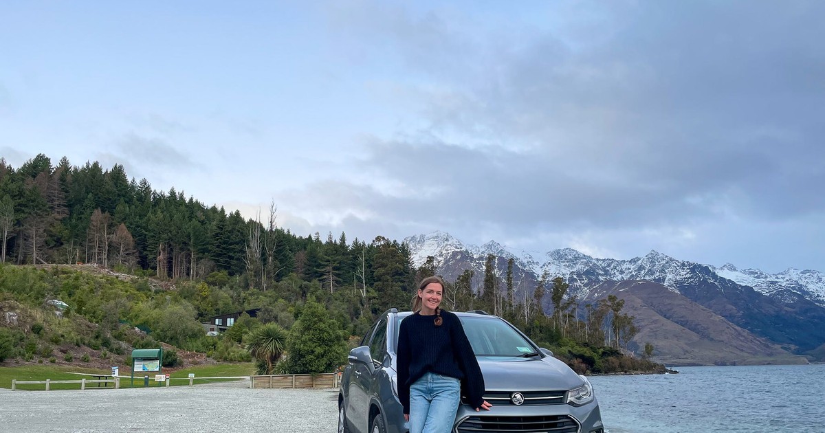 I drove on the left side of the road for the first time in New Zealand ...