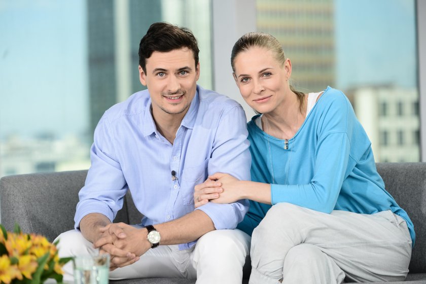 Mateusz Damięcki i Paulina Andrzejewska