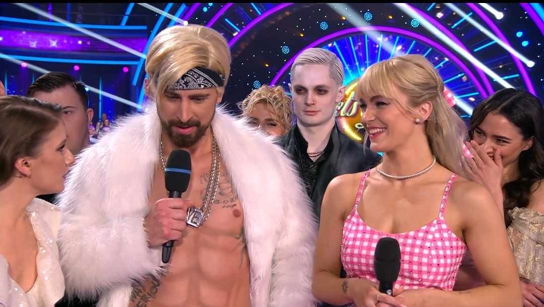 Peter Sagan a Eliška Lenčešová v Let's Dance.